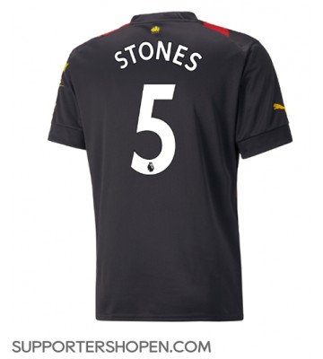 Manchester City John Stones #5 Borta Matchtröja 2022-23 Kortärmad